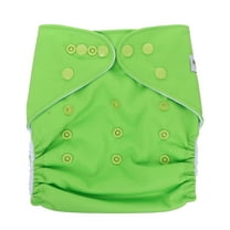 Soimiss Breathable Cotton Baby Diapers Washable and Comfortable for Baby Use in Green Size 03 Months