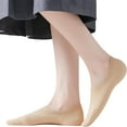 thumbnail image 2 of No Show Socks Women Cotton Low Cut Flat Boat Liner Socks Non Slip 12 Pairs 6 Pairs, 2 of 5