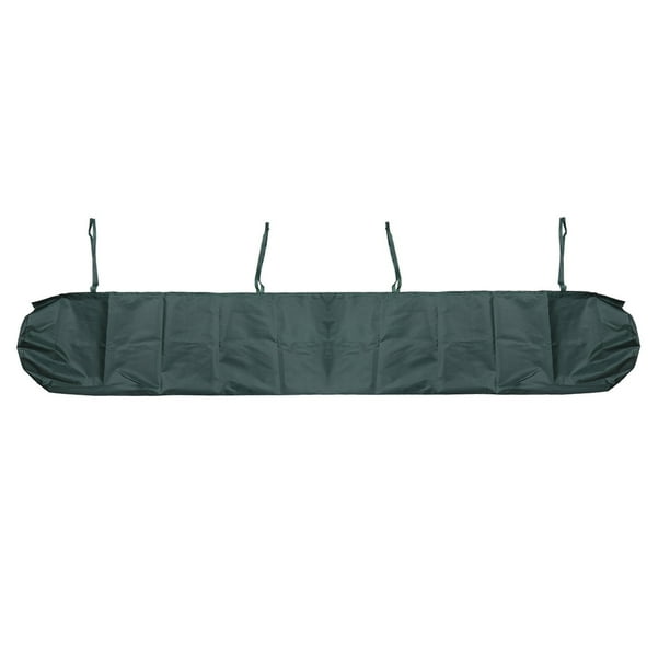 Bolsa protectora para sombrilla, funda protectora contra el polvo para sombrilla de terraza de 2 metros, funda de almacenamiento para sombrilla de terraza gris, protección impermeable de invierno