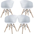 thumbnail image 1 of Set de 4 Sillas FRATELLO MUEBLES Sartré Comedor Oficina Color Blanco, 1 of 8