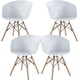 thumbnail image 1 of Set de 4 Sillas FRATELLO MUEBLES Sartré Comedor Oficina Color Blanco, 1 of 8
