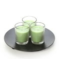 thumbnail image 4 of Hosley Set of 8, Clear Glass Filled Fresh Bamboo Fragrance Votive Candles, 4 of 8