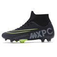 thumbnail image 3 of Botas de fútbol para niños, zapatos de fútbol de interior para césped, cristal Artificial Ag Charm Junior Mix Studs, talla 13, entrenamiento de tobillo alto, novedad de 2021, 3 of 5