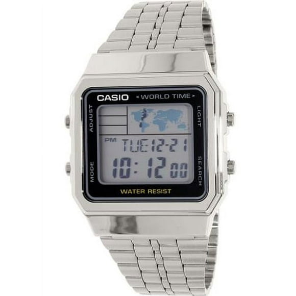 Casio Men's Classic A500WA-1 Silver Stainless-Steel Quartz Watch
