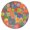 Pioneer Flower Floral-2, variant on Pioneer Flower Floral Print Pattern Round Fitted Tablecloth with Elastic Edge, Waterproof Dining Table Cover for Indoor Outdoor Camping and Daily Use