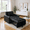 Black3, variant on Gewnee 46" Convertible Sleeper Sofa Bed Velvet Futon Couch,Pull-Out Bed,Modern Loveseat for Living Room,Apartment,Small Space ( Black)