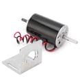 thumbnail image 2 of DC Motor HighSpeed 80W Micro CW CCW Double Output Shaft Speed Regulation 12V XD60D9412Y50S(with Bracket ), 2 of 5