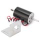 thumbnail image 2 of Motor DC de alta velocidad 80W Micro CW CCW Regulación de velocidad del eje de salida doble 12V XD60D9412Y50S (con soporte), 2 of 8
