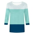 thumbnail image 4 of Pompotops T-shirt d'Été Mode Femme Ajusté à Manches Courtes et Col Rond en Liquidation, 4 of 5