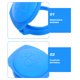 thumbnail image 3 of BRIGHTFUFU Tapa de depósito de líquido limpiaparabrisas azul Compatible con limpieza de ventanas de coche Audi Volkswagen duradera fácil de instalar 2 uds, 3 of 8
