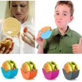 thumbnail image 3 of Support pour Burger, Boîte Fixe Réutilisable pour Burger, Support Extensible pour Burger Sans Dégâts, Boîte de Rangement pour Burger en Silicone, Pince à Hamburger en Plastique Rétractable Lavable, 4 Pcs, 3 of 4