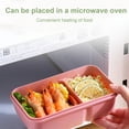 thumbnail image 4 of Leak-Proof Bento Lunch Box 850 Ml, Microwave-Safe Meal Prep Container with Divider & Fork, Travel Picnic Work Food Storage, Compact Reusable Lunch Kit, Insulation Box*1, Chopsticks*1 Pair, Spoon*1, 4 of 4