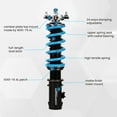 thumbnail image 3 of Maxpeedingrods Kit d'Abaissement de Vérins de Coilovers à 24 Niveaux d'Amortissement Réglables pour Honda Civic 06-11, 3 of 6
