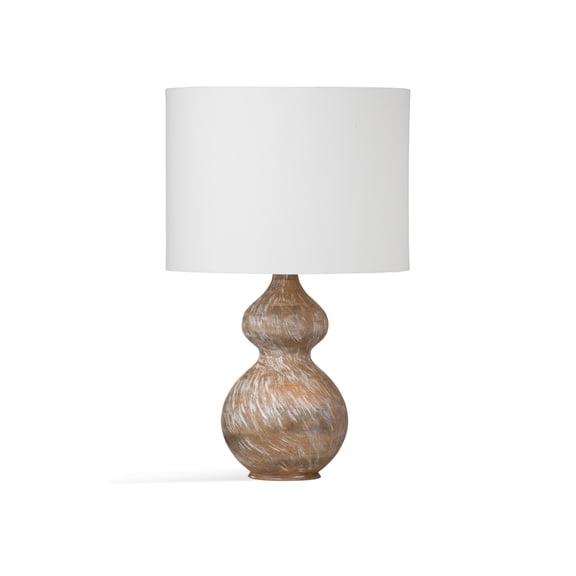 Caveette Table Lamp in Natural Wood