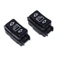 thumbnail image 1 of 1 Pair for Mercedes Window Switch Left Right Power 190 260 300 1248204610 1248204510, 1 of 5