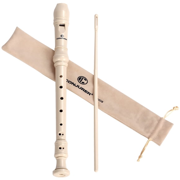 Grabadora soprano CONJURER German Fingering para niños con accesorios