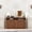 Walnut, variant on Brafabhome 55" Fluted Sideboard Buffet Cabinet with Arched Reeded Doors, Modern Credenza Storage Cabinet with Open Storage & Adjustable Shelves for Living Room & Dinning Room | Natural