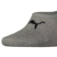 thumbnail image 3 of Puma Unisex Socks, Pack Of 6 - Footie, Unicolored Grey Eur 39-42 (Uk 6-8), 3 of 3