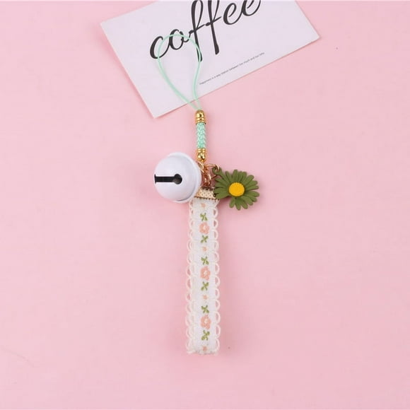 Women Girl Boy Crochet Keychain, Cute Flower Key Chain Gifts, Lily of the Valley Crocheted Keyrings for Women Car Keys