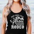 thumbnail image 4 of And They Call The Thing Rodeo Western Tank Top for Women & Teens Cute Country Top Black Tank top Large, 4 of 5