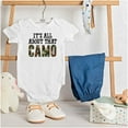 thumbnail image 3 of Its All About That Camo Hunting Romper Boys or Girls Infant Baby Brisco Brands 12M, 3 of 6