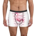thumbnail image 2 of Goofa Flamingo Printed Men's Boxer Briefs Underwear, Moisture-Wicking Underwear, Trunk,Soft and Breathable Cotton Underwear-Medium, 2 of 9