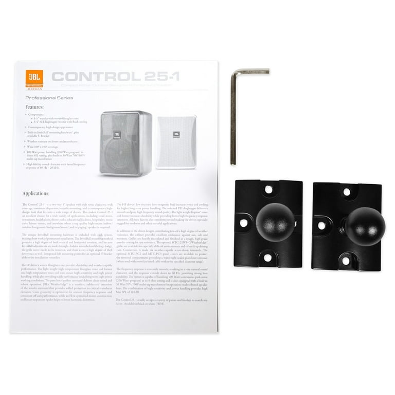 4) JBL Control 25-1 5.25