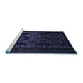 thumbnail image 2 of Ahgly Company Machine Washable Indoor Round Persian Blue Traditional Area Rugs, 8' Round, 2 of 4