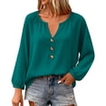 thumbnail image 2 of Womens Beach Clothes Kelon Dresses for Women Long Sleeve V Neck Dressy Casual Summer Vacation Fashion Clothing 2026, 2XL, 2 of 4