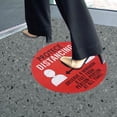 thumbnail image 1 of LAFGUR Distancing Floor Sticker, Floor Signs Sticker, 5PCS School Hospital For Market Public Place, 1 of 8
