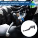 thumbnail image 3 of Palancas de freno y embrague cortas y largas únicas para Yamaha YZF R1 2009-2014, palanca de freno ajustable de 6 posiciones, mango de aleación de aluminio con cabeza de titanio y mango negro, 3 of 6