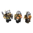 thumbnail image 4 of Small Chibi Norse Viking Berserk Warriors with Axe Sword Shield Statue Set of 3, 4 of 9
