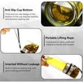thumbnail image 4 of Double Wall Glass Bottle - 450ml High Temperature Resistant Leakproof Infuser for Loose Leaf Tea, 4 of 9