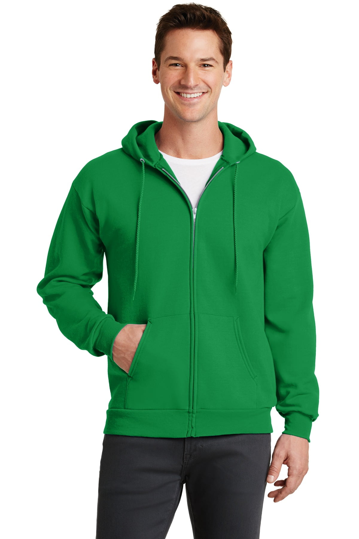 Super Sweats NuBlend® Full-Zip Hooded Sweatshirt - Walmart.com