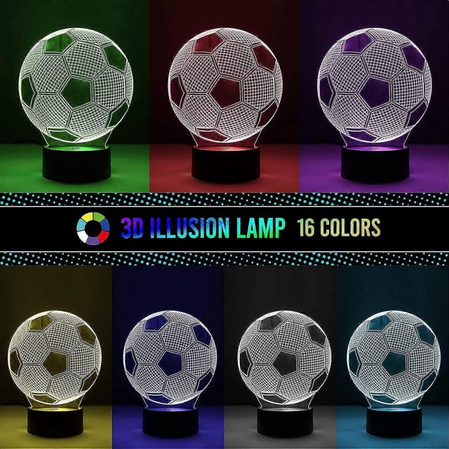 SZTXJ 3D LED Night Light Optical Illusion Lamp Children's Night Light for Bedroom Bedside Table Daughter Son Surprise Birthday Gift Creative Atmospher