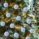 thumbnail image 3 of Lekihaqq Flocked Velvet Christmas Balls Ornaments，Premium Plastic Holiday Tree Decorations，Festive Xmas Hanging Balls，Elegant Christmas Decorative Ornaments，Winter Holiday Party Decor, 3 of 8