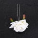 thumbnail image 5 of 4 horquillas con diseño de rosas artificiales, accesorios para el cabello, tocados elegantes para novias y mujeres (blanco), 5 of 5