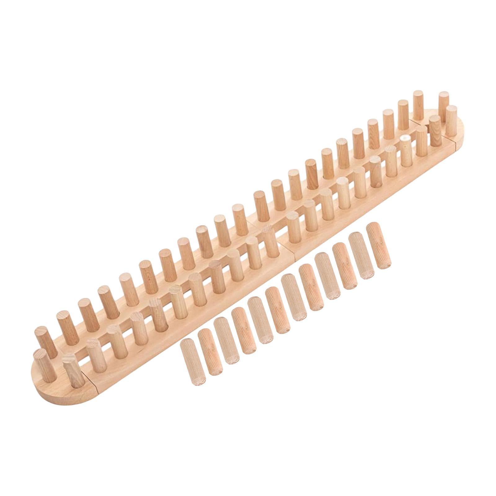 Wooden Loom Frame Chunky Yarn Blanket Loom Mini Weaving Loom Sturdy Wooden Material for DIY Throw Blankets