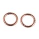 thumbnail image 1 of 1 Pair Stainless Steel Hoop Earrings Lip Nose Helix Piercing Rose Gold 6mm------Product code 74842, 1 of 5
