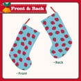 thumbnail image 2 of Sikiie Strawberries Christmas Stockings,18 Inches Christmas Stockings Xmas Hanging Stockings for Family Christmas Decorations & Gifts, 2 of 7