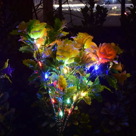 

Solar Flower Light Outdoor Carnation Flower Light Solar Garden Lights IP65 Waterproof Solar Powered LED Landscape Lights Solar Lamp Lighting Pathway Lights for Backyard Garden Patio Decoration