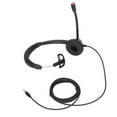 3.5mm Telephone Headset Noise Cancelling Unilateral Corded Customer