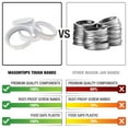 thumbnail image 3 of Masontops Tough Band - Wide Mouth Mason Jar Screw Bands - Superior Quality Plastic Replacement Ring Seals & Jar Covers, 3 of 7