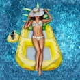 thumbnail image 2 of Inflatable Swimming Pool Pineapple Floating Row Air Cushion Bed Summer Water Floating Hammock Air Mattress Water Sports Toys, 2 of 7