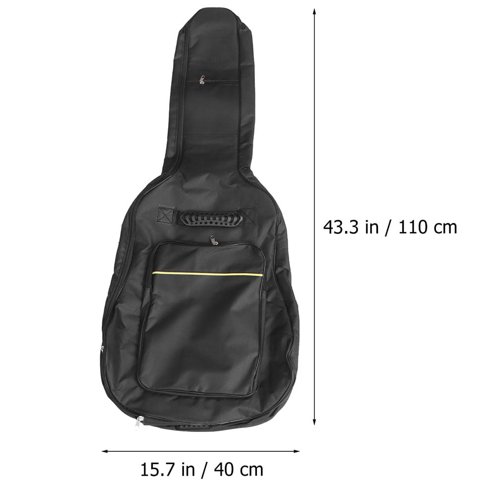 Soimiss Travel Guitar Backpack with Soft Padding and Adjustable Straps for Electric and Folk Guitars