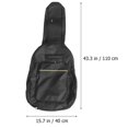 thumbnail image 4 of 41 Inch Oxford Cloth Folk Guitar Bag Guitar Case Thickened Guitar Backpack, 4 of 7