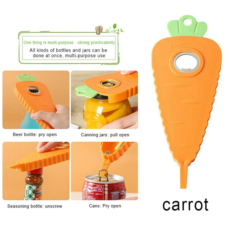 Multifunctional Cartoon Cute Carrot Shape Kitchen Gadgets Can Tools Home  Jar Bottle Opener