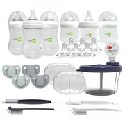 Avima Anti-Colic Baby Bottle Newborn Starter Set, 22 Piece Set, Includes Nipples & Pacifiers