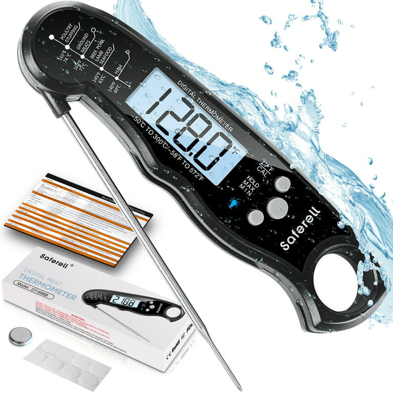 Meat Thermometer for Cooking,Folding Probe Instant Read Food Candy
