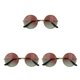 thumbnail image 3 of Gafas de sol Soidarity Marco de metal multifuncional Rosa Verde, 3 of 6